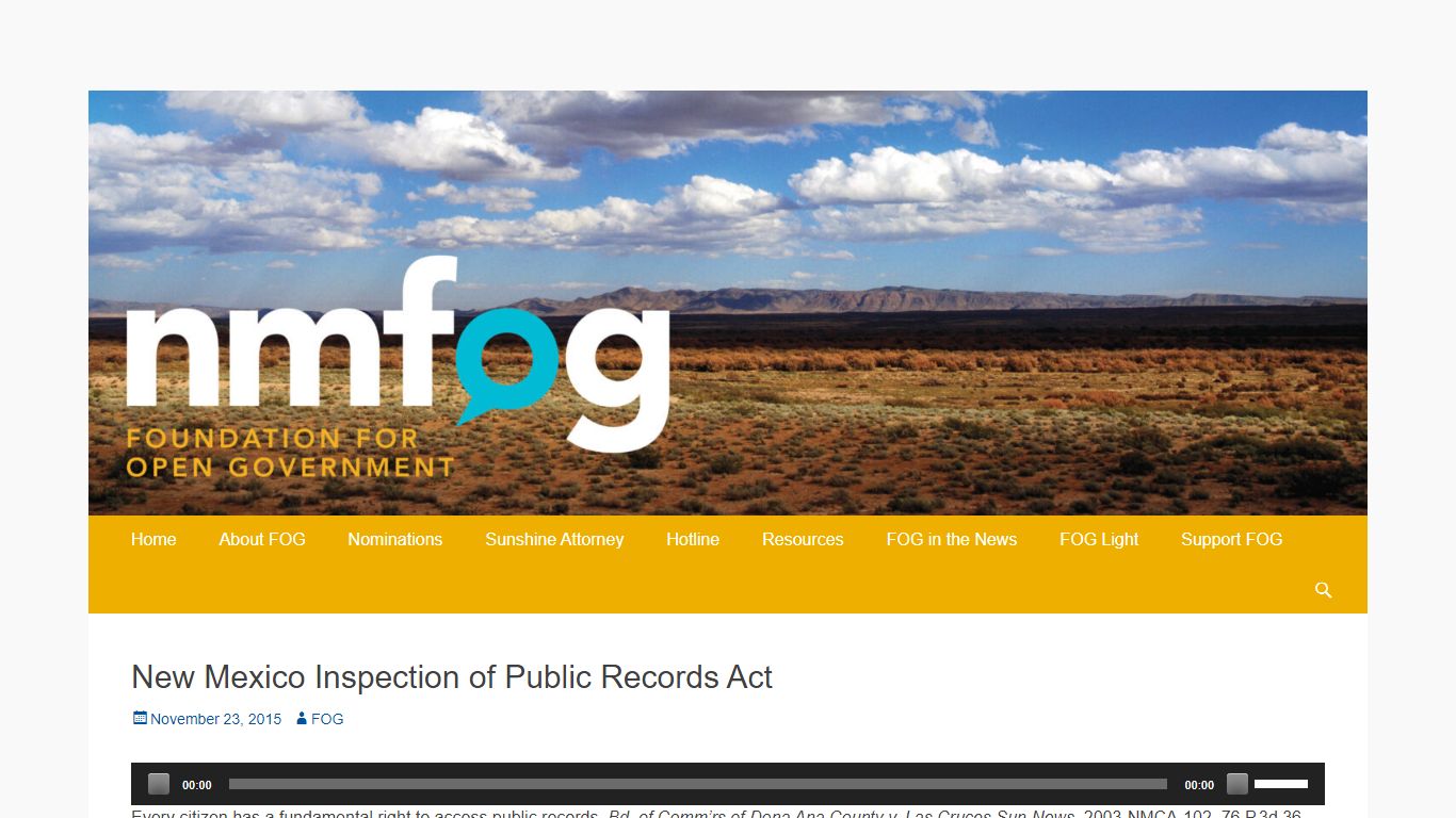 New Mexico Inspection of Public Records Act – NM ...